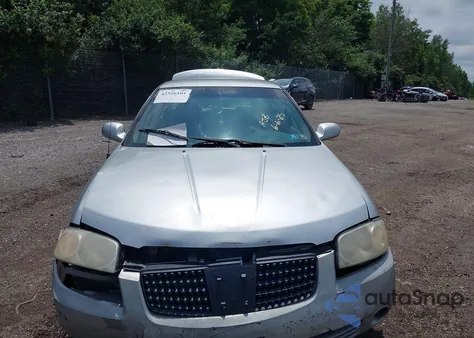 2004 Nissan Sentra 1.8S из США, поврежденный, VIN 3N1CB51D74L467207